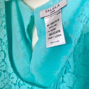 Aritzia Talula Lace Crepe Top